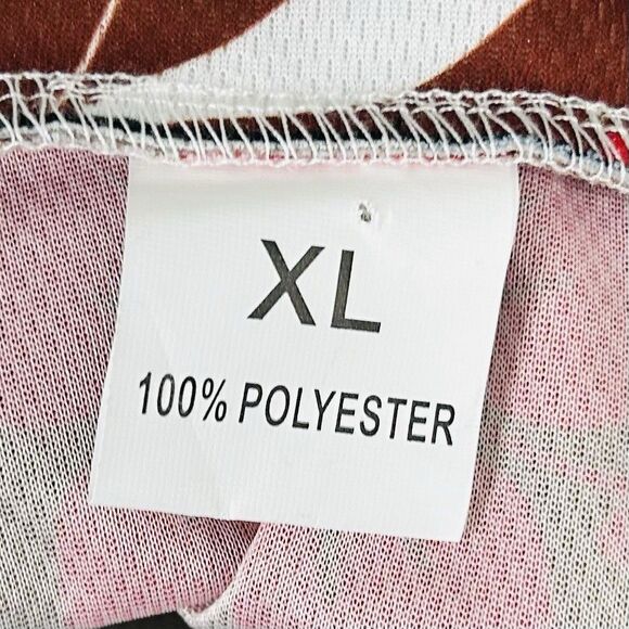 Chicago Wolves XL Hawaiian Shirt Brown Yellow Red Floral Gameday Promotion - Picture 3 of 5